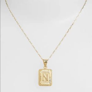 Nordstrom Bracha N Initial Pendant Necklace